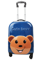 Kids Luggage Cute Bear - Blue 16inch TBT2202KIDS853 - Colorland Toys